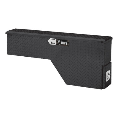 UWS Gloss Black Aluminum 48" Driver-Side Wheel Well Tool Box (Heavy Packaging) EC30012