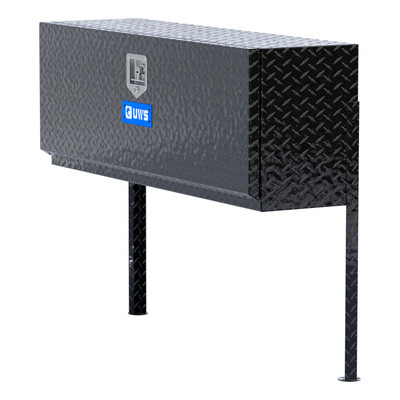 UWS Gloss Black Aluminum 48" Single-Door Topside Truck Tool Box TBTS-48-BLK