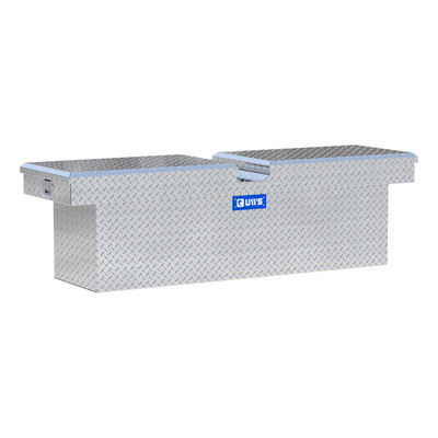 UWS Bright Aluminum 69" Deep Gull Wing Crossover Truck Tool Box TBD-69