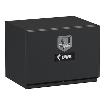UWS Matte Black Steel 24" Single-Door Underbody Tool Box ST-TBUB-24-MB