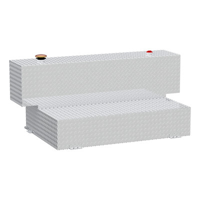 UWS Hammerhead-Style 100-Gallon Bright Aluminum L-Shape Transfer Tank TT-100HH