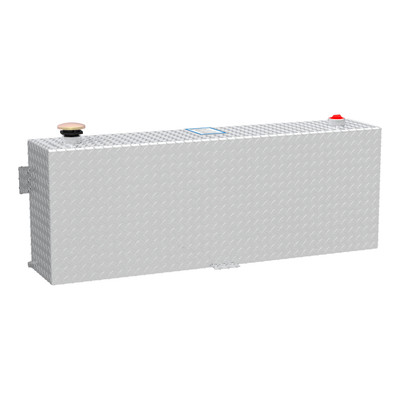 UWS 45-Gallon Rectangle Bright Aluminum Transfer Tank TT-45-R-T-P