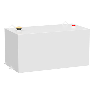 UWS White 100-Gallon Rectangle Steel Transfer Tank ST-100-RT-W
