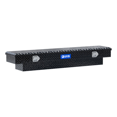 UWS Gloss Black Aluminum 63" Slim-Line Crossover Truck Tool Box TBS-63-SL-BLK