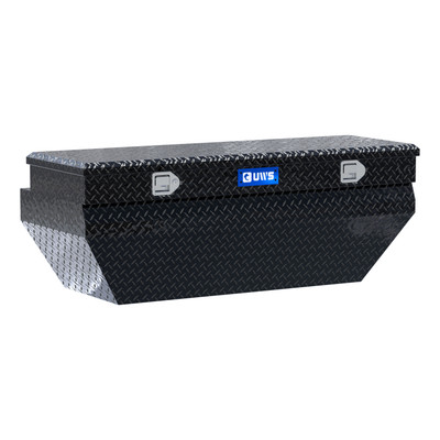 UWS Gloss Black Aluminum 55" Wedged Angled Utility Chest Box (Heavy Packaging) EC20322