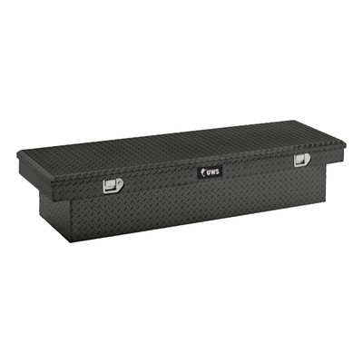 UWS Gloss Black Aluminum 60" Crossover Truck Tool Box TBS-60-BLK