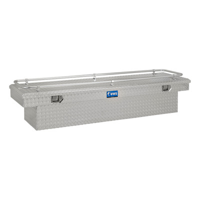 UWS Bright Aluminum 72" Crossover Truck Tool Box with Rail TBS-72-R