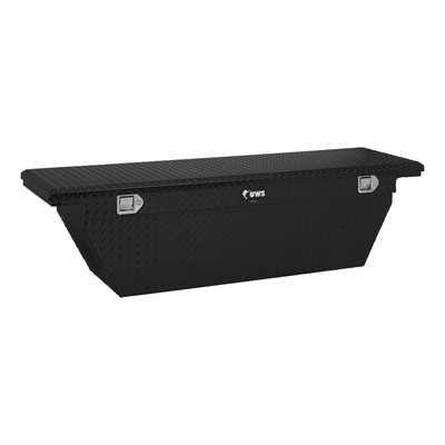 UWS Gloss Black Aluminum 69" Deep Angle Tool Box, Low Profile (Heavy Packaging) EC10772