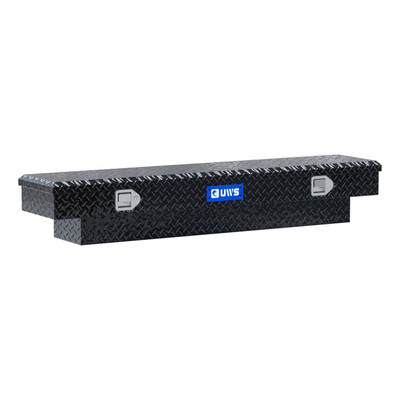 UWS Gloss Black Aluminum 60" Slim-Line Crossover Truck Tool Box TBS-60-SL-BLK
