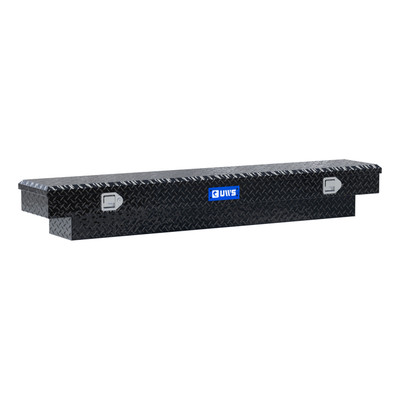 UWS Gloss Black Aluminum 72" Slim-Line Crossover Truck Tool Box TBS-72-SL-BLK