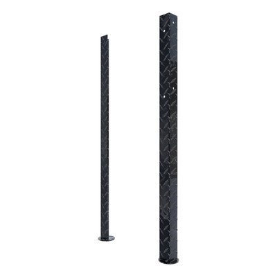 UWS Replacement Black Aluminum Topside Truck Tool Box Leg TBTS-LEGS-BLK