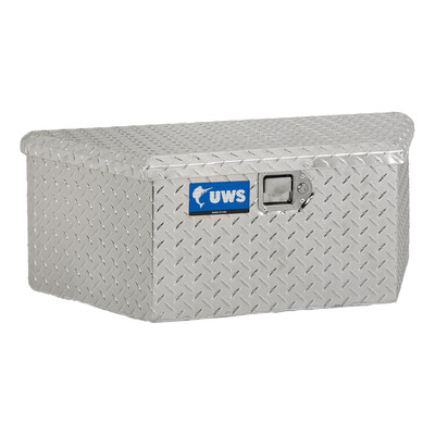 UWS Bright Aluminum 34" Trailer Tongue Box with Low Profile (Heavy Packaging) EC20411