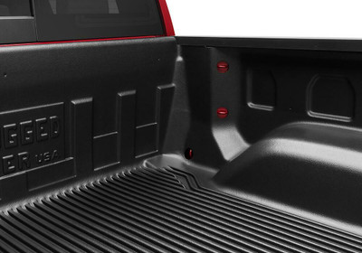 06-18 (19-23 Clc) Ram 6' 4" Bed - Rugged Liner Under Rail Bedliner w/ TG Spoiler w/out Cargo Light D65U06