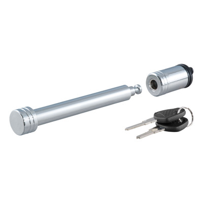 CURT 5/8" Hitch Lock (3" Receiver, Barbell, Chrome) Trailer Hitch Lock