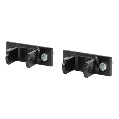 CURT Adjustable Tow Bar Bumper Brackets (1/2" Pin Holes) Tow Bar