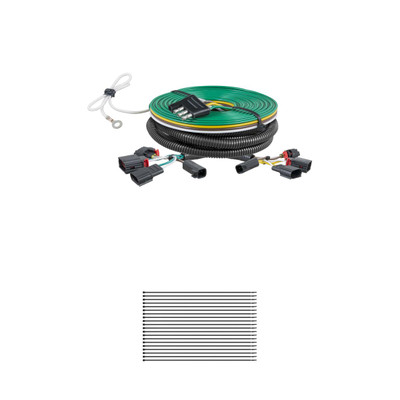 CURT Custom Towed-Vehicle RV Wiring Harness, Select Jeep Grand Cherokee Trailer Connector Kit