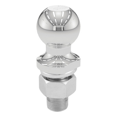 CURT 1-7/8" Trailer Ball (1" x 2-1/8" Shank, 3,500 lbs., Chrome) Trailer Hitch Ball