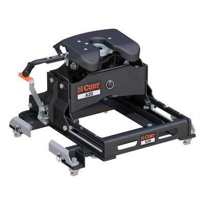 CURT 20K, A20 Sliding 5th Wheel Hitch, 20K, Select Silverado, Sierra, 6.5' Bed Puck System