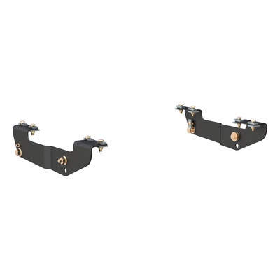 CURT Custom 5th Wheel Brackets, Select Silverado, Sierra 1500, 2500, 3500, HD Fifth Wheel Trailer Hitch Bracket