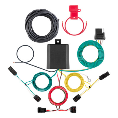 CURT Custom Wiring Harness, 4-Way Flat Output, Select Acura TLX