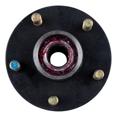 Lippert Idler Hub Assembly, 5 on 4.5"; 5.5" Hub Flange - 2,200 lbs. (Fully Assembled) 814198