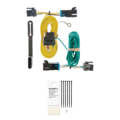 CURT Custom Wiring, 4-Flat, Select Chevy Express, GMC Savana 1500, 2500, 3500, 4500 Trailer Connector Kit