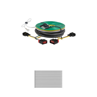 CURT Custom Towed-Vehicle RV Wiring Harness, Select Chevrolet Silverado, GMC Sierra Trailer Connector Kit