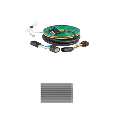CURT Custom Towed-Vehicle RV Wiring Harness, Select Ram 1500 Trailer Connector Kit