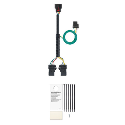 CURT Custom 4-Flat, Select Chevy Equinox, GMC Terrain, Tow Package Required Trailer Connector Kit