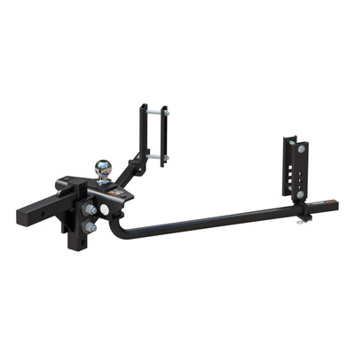 CURT (8-10K) TruTrack 2P Weight Distribution Hitch with 2x Sway Control, 8-10K