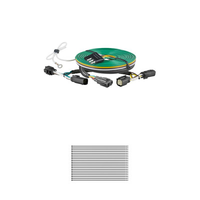 CURT Custom Towed-Vehicle RV Wiring Harness, Select Jeep Grand Cherokee, L Trailer Connector Kit