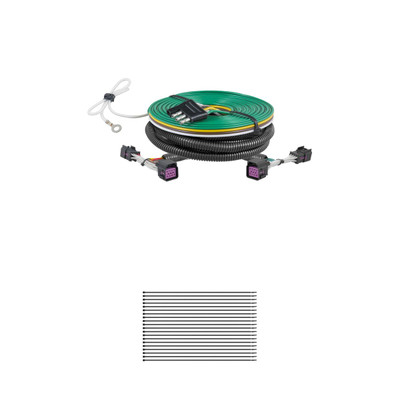 CURT Custom Towed-Vehicle RV Wiring Harness, Select Ram 2500, 3500 Trailer Connector Kit