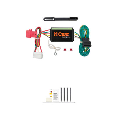 CURT Custom 4-Flat, Select Acura MDX, OEM Tow Package Required Trailer Connector Kit