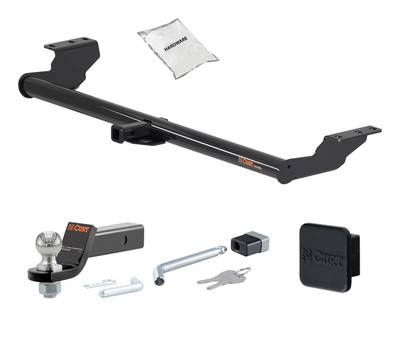 18 - 24 HONDA Odyssey -- 1.25in. CURT Trailer Hitch + Ball Mount + Cover + Lock Kit by CURT HWA1370