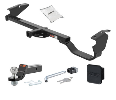 97 - 06 Toyota Camry -- 1.25in. CURT Trailer Hitch + Ball Mount + Cover + Lock Kit by CURT HWA2365