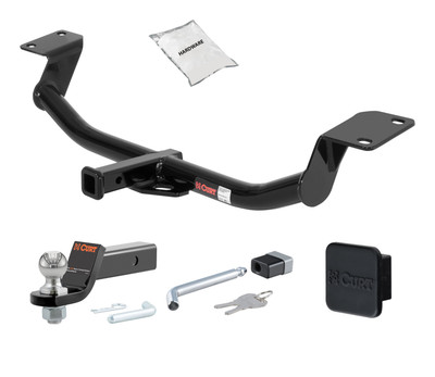 09 - 13 Toyota Matrix -- 1.25in. CURT Trailer Hitch + Ball Mount + Cover + Lock Kit by CURT HWA2405