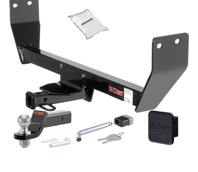 11 - 14 Dodge Avenger -- 1.25in. CURT Trailer Hitch + Ball Mount + Cover + Lock Kit by CURT HWA661