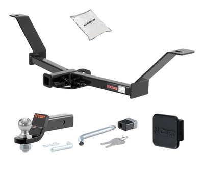 07 - 10 Hyundai Elantra Sedan 1.25in. CURT Trailer Hitch + Ball Mount + Cover + Lock Kit by CURT HWA1408