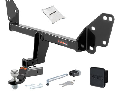 14 - 19 Cadillac CTS Sedan 1.25in. CURT Trailer Hitch + Ball Mount + Cover + Lock Kit by CURT HWA221