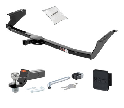04 - 20 Toyota Sienna -- 1.25in. CURT Trailer Hitch + Ball Mount + Cover + Lock Kit by CURT HWA2434