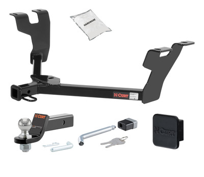 05 - 09 Subaru Legacy Sedan 1.25in. CURT Trailer Hitch + Ball Mount + Cover + Lock Kit by CURT HWA2300