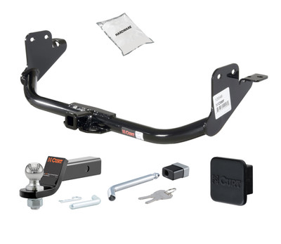 11 - 24 Mitsubishi RVR -- 1.25in. CURT Trailer Hitch + Ball Mount + Cover + Lock Kit by CURT HWA1998