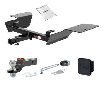 14 - 16 Chevrolet Impala Limited -- 1.25in. CURT Trailer Hitch + Ball Mount + Cover + Lock Kit by CURT HWA362