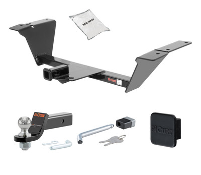 82 - 02 Pontiac Firebird -- 1.25in. CURT Trailer Hitch + Ball Mount + Cover + Lock Kit by CURT HWA2120