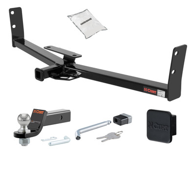 06 - 09 Pontiac Torrent -- 1.25in. CURT Trailer Hitch + Ball Mount + Cover + Lock Kit by CURT HWA2138