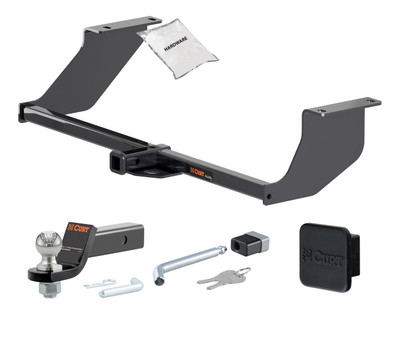17 - 20 Chevrolet Sonic Hatchback 1.25in. CURT Trailer Hitch + Ball Mount + Cover + Lock Kit by CURT HWA581
