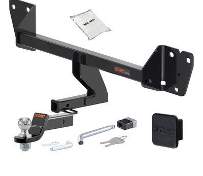 21 - 24 Chevrolet Trailblazer -- 1.25in. CURT Trailer Hitch + Ball Mount + Cover + Lock Kit by CURT HWA604