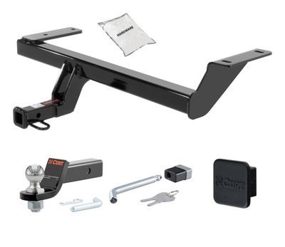 11 - 15 Chevrolet Volt -- 1.25in. CURT Trailer Hitch + Ball Mount + Cover + Lock Kit by CURT HWA622