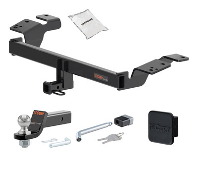18 - 24 Toyota Camry -- 1.25in. CURT Trailer Hitch + Ball Mount + Cover + Lock Kit by CURT HWA2362