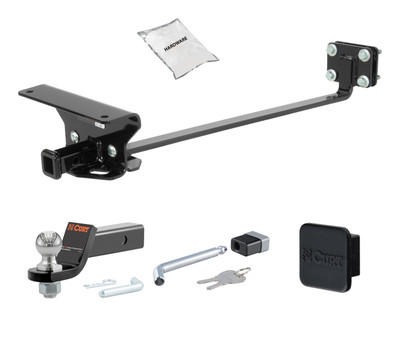 08 - 13 Mercedes-Benz C63 AMG -- 1.25in. CURT Trailer Hitch + Ball Mount + Cover + Lock Kit by CURT HWA1834